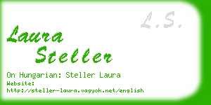 laura steller business card